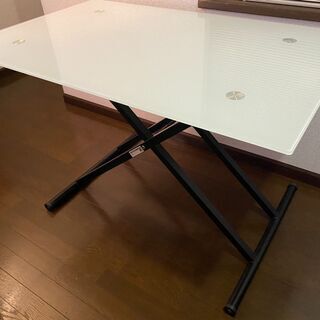 【お値下げ致しました】ニトリ　昇降テーブル ダイニングテーブルN...