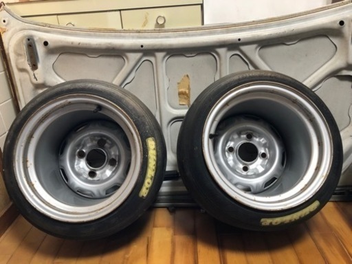 鉄チン加工　10J 12J  CR88  旧車　　レーシングタイヤじゃなきゃ改造車じゃねえ