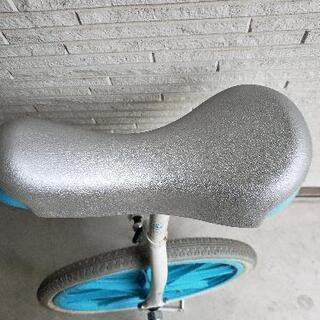 一輪車　小学校高学年　使用品　スタンドつきの画像