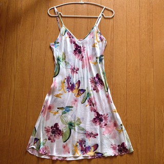 シルク100% キャミソール・ガウンのセット