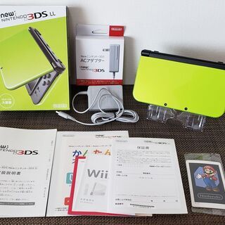 ニンテンドー3DS - new Nintendo 3DS LL ライム×ブラック　ACアダプター付 Amazon | Newニンテンドー2DS LL ブラック×ライム | ゲーム機本体