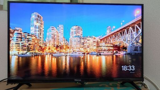 Hisense 32型LED TV 2か月間使用のみ