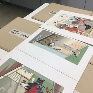 プライスダウン！【★秘蔵品★】古法純手摺木版画 稀版浮世絵 合計15枚 の画像