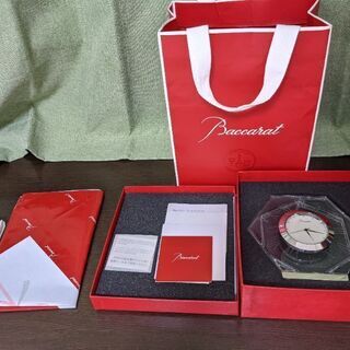 Baccarat/バカラ クリスタル製クロック✨玄関飾りにもオススメ✨