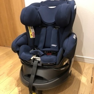 値下げしました！【チャイルドシート】アップリカ(Aprica)   (美品)ディアターンプラス ISOFIX AB ネイビーNV 回転式(1台)【アップリカ(Aprica)】[チャイルドシート 新生児 ］