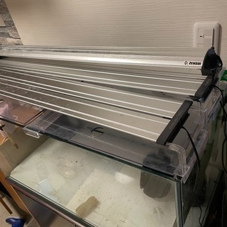 キャンセルの為再出品　90センチ　ガラスオーバーフロー水槽一式　の画像
