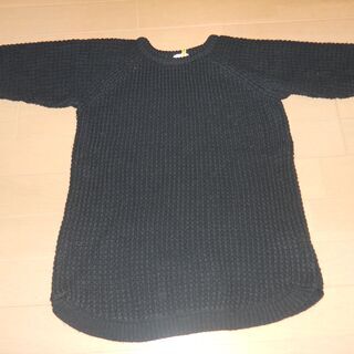 【値下げ！】GU　ジーユー　紺色セーター　Ｌサイズ　※毛玉有
