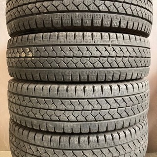  BS VL1 195/80R15LT 4本 冬タイヤ ハイエースなどに 格安