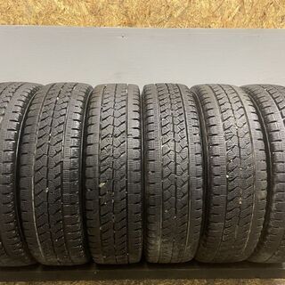 BS BLIZZAK W979 205/75R16 113/111L LT 16インチ トラックタイヤ スタッドレス 6本 2017年製 即決有　(TC395) クレジットカード QRコード決済可能