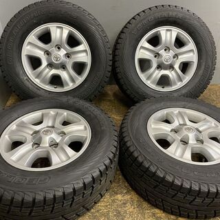 タイヤ新品【YOKOHAMA GEOLANDAR i/T-S 275/65R17】スタッドレス【トヨタ ランクル100 純正ホイール 17インチ 8J5HPCD150+60】　(MTC162) クレジットカード QRコード決済可能