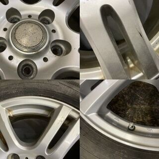 【DUNLOP WINTER MAXX WM02 215/60R16】スタッドレス【社外ホイール 16インチ 6.5J5HPCD114.3+55】バリ溝 オデッセイ等　(MTA185) クレジットカード QRコード決済可能の画像