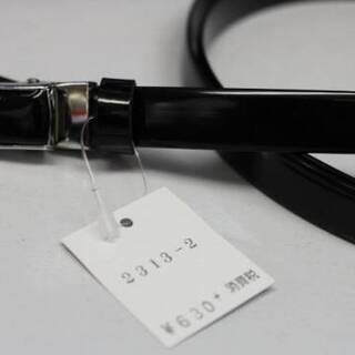 [■貴重品■感謝セール　在庫僅か 貴重品 　■エナメルベルト■黒...