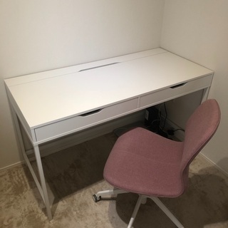 【引取確定済み】IKEA デスク&デスクチェア