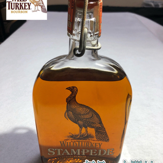 Wild Turkey Stampede 55 空ボトルとケース たすかり 説明書付き