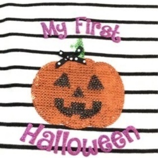 【新品未使用】ハロウィンのワンピース 80cmの画像
