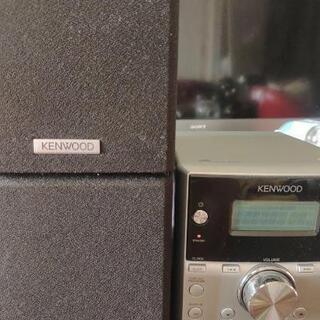 KENWOOD製ミニコンポ(本体、スピーカー×2) 