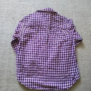 Gap Kids☆110cm ギンガム柄シャツの画像