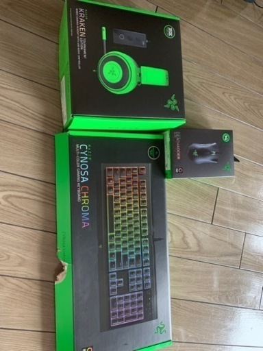 Razer キーボード、マウス、ヘッドホン セット