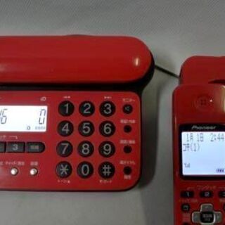 パイオニアコードレス電話機　TF-SD15S(チェリーピンク）の画像