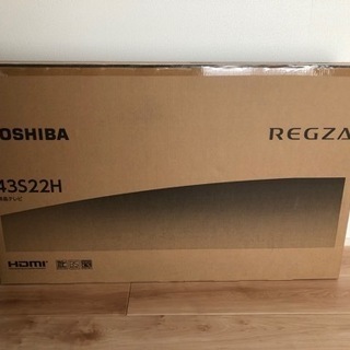 【2021.10購入/新品未開封】REGZA 43S22H