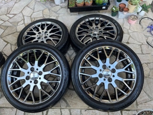 無限　15インチアルミホイール　4本