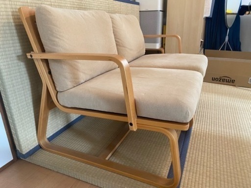 無印良品　MUJI 2人掛けソファー　美品