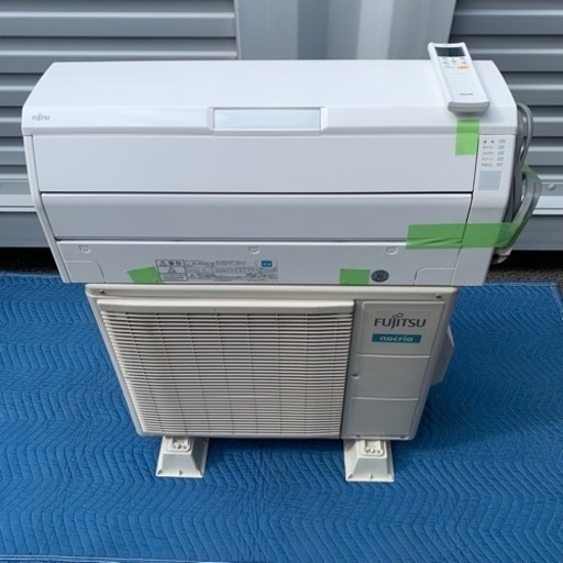 ★富士通 Fujitsu 2018年製 ルームエアコン ノクリア nocria AS-R22H-W 100V 50/60Hz★
