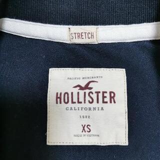 Hollister ポロシャツ(黒)の画像