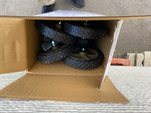 決まりました！DCMキャリーワゴンポケット付きカーキ　