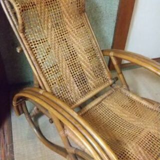 籐の椅子　中古の画像