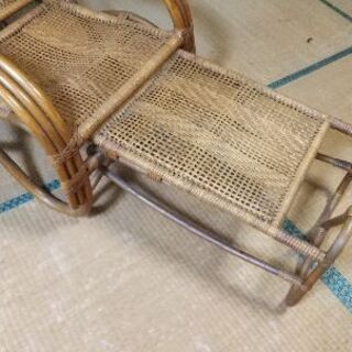 籐の椅子　中古の画像