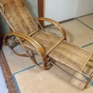 籐の椅子　中古の画像