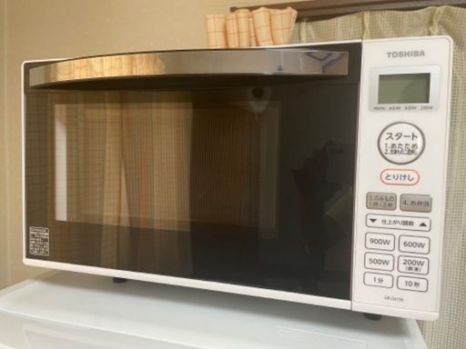 【使用5ヶ月】21年製 東芝 電子レンジ ER-SS17A(W)