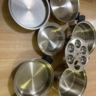 アムウェイ  大フライパンと6Lシチューパンセット