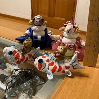 羊、鯉、猫、フィギュア、アーティスト作品