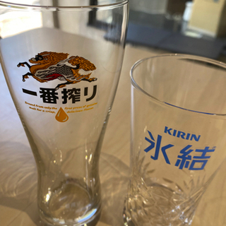 キリン❗️氷結❗️珍しいグラスです^_^