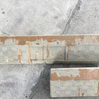 車輪止め、駐車場用の画像