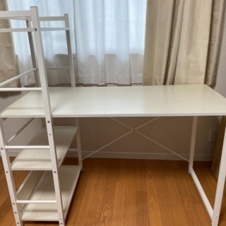棚付きデスク