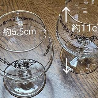 ブランデーグラス/小×2の画像