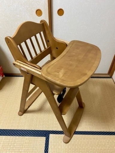 【最終値下げ✳︎】10月31日まで　澤田木工所　折り畳みベビーチェア　ハイチェア