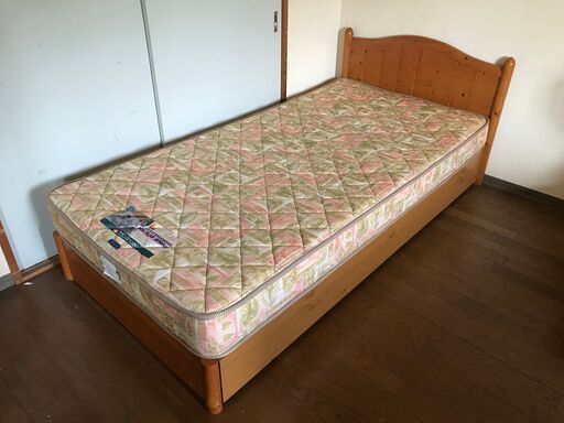 FranceBed/フランスベッド　シングルベッド　マットレス付き
