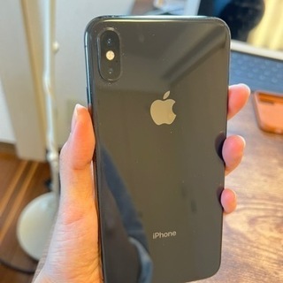 iPhoneX スペースグレイ 256 かなり美品 SIMロック解除済