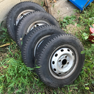 TT TV サンバー用 バリ山 スタッドレスタイヤ ブリヂストン 日本製