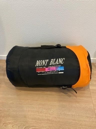 美品‼️MONT BLANC寝袋 シェラフ キャンプ