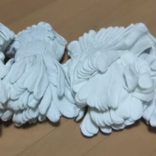 【新品.未使用】軍手、手袋200組以上 白色無地 男性用L＆Mサイズ
