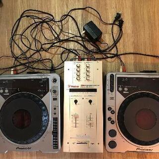 【取引中です】DJ機材セット　CDJ800　×　2台　+　vestax PMC-06