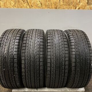 YOKOHAMA ice GUARD G075 225/65R17 17インチ スタッドレス 4本 2017年製 バリ溝 ハリアー レクサスNX RAV4等　(TC396)クレジットカード QRコード決済可能