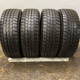 走行短め DUNLOP WINTER MAXX WM02 215/60R17 17インチ スタッドレス 4本 2016年製 エリシオン MPV アルファード等　(TF586)クレジットカード QRコード決済可能