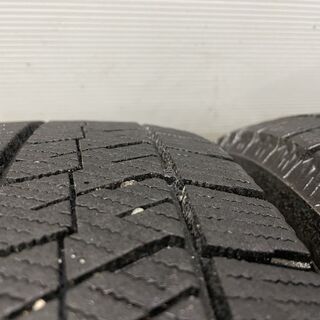 BS BLIZZAK VRX2 185/60R15 15インチ スタッドレス 4本 2018年製 アクア シエンタ カローラフィールダー等　(VTK424) クレジットカード QRコード決済可能の画像