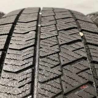 BS BLIZZAK VRX2 185/60R15 15インチ スタッドレス 4本 2018年製 アクア シエンタ カローラフィールダー等　(VTK424) クレジットカード QRコード決済可能の画像